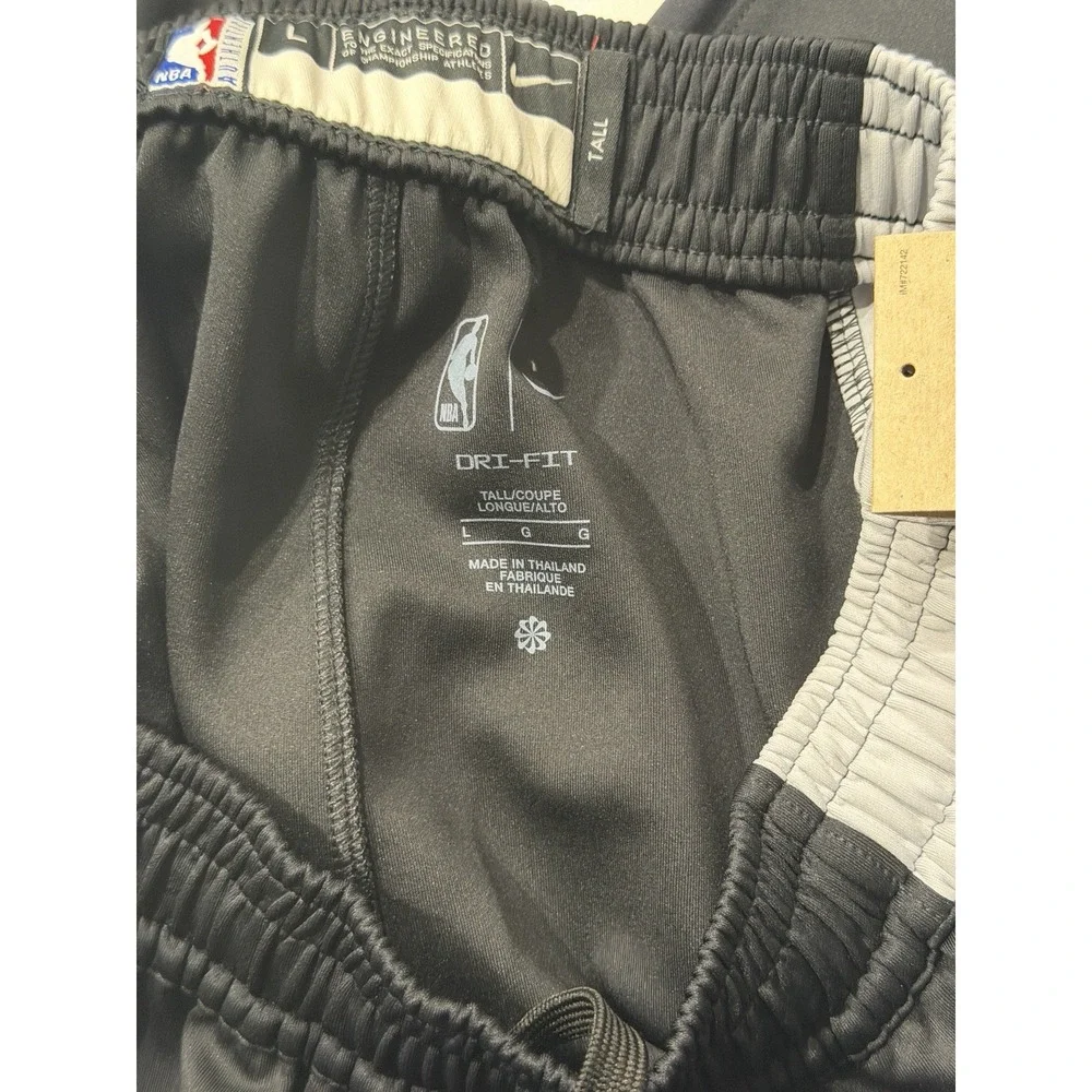 Nike San Antonio Spurs Authentic Showtime Dri-FIT Pants FB5765-010 Mens LT